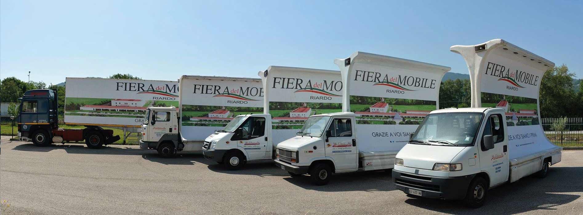 camion vela pubblicitaria Publistudio Pubblicità