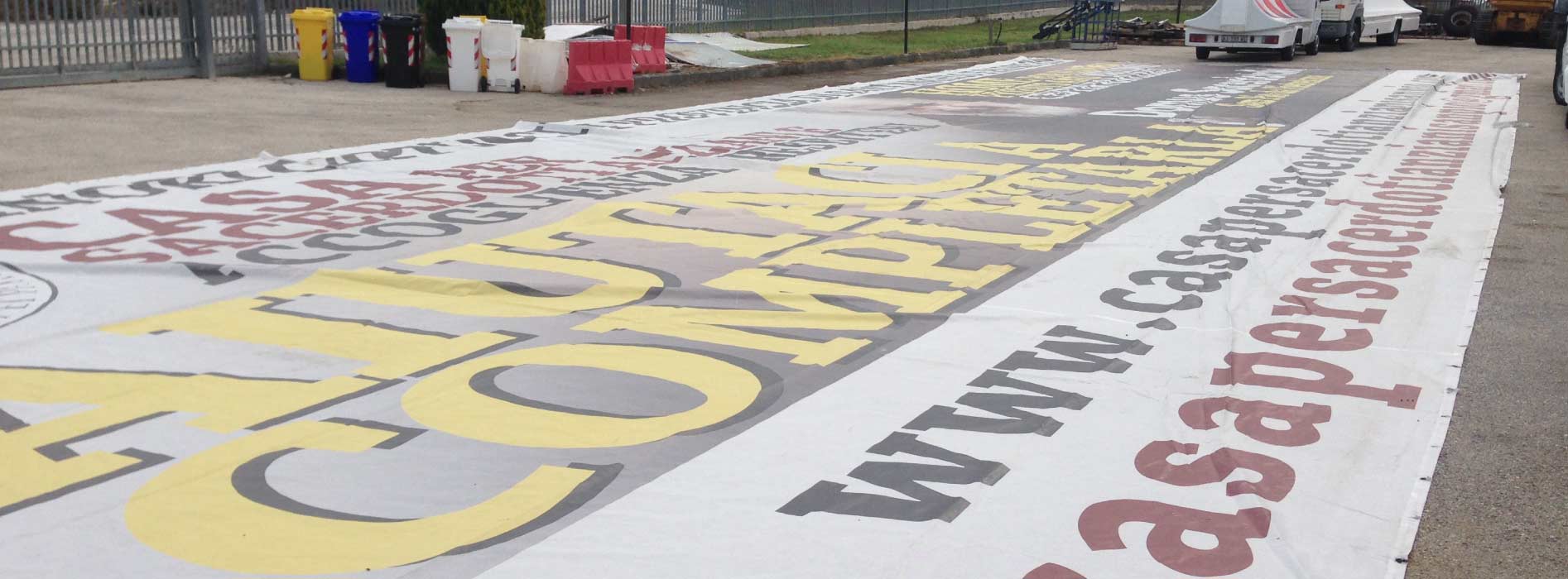 stampa banner pvc per esterno