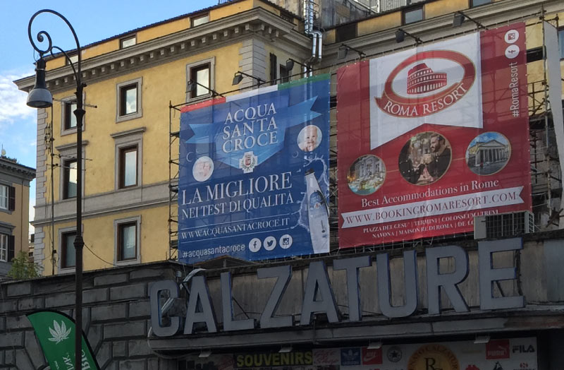 stampa banner pvc con rete mesh