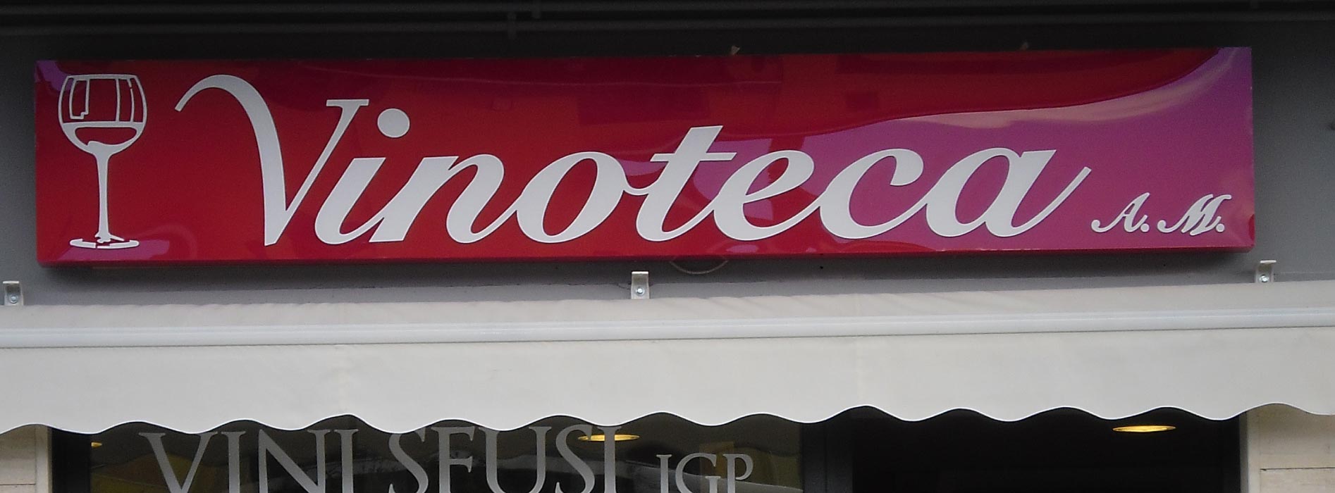 insegne pubblicitarie non luminose